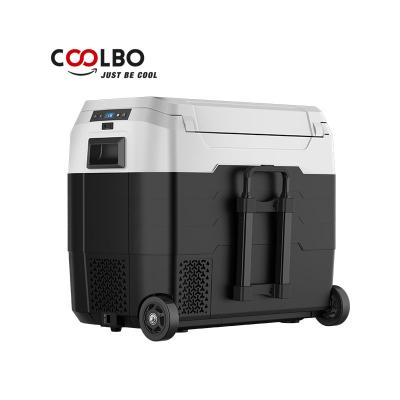 China Portable pp ALG50 50L Coolbo DC 12v 24v Fridge Caravan Motorhome Freezer Fridge for sale