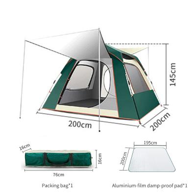 China Camouflage/field play factory ODM/OEM 2-8 peresons double layer waterproof portable climbing camping tents outdoor family for sale