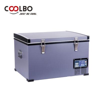 China Large Capacity COOLBO Portable Fridge 12V DC 115L For RV Trailer Camping Fridge Freezer In SPCC Material for sale