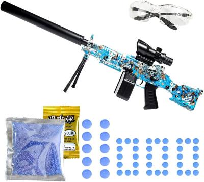 China Funny Outdoor Toy Amazon Amazon Hot Sale M249 Freeze Bead Splatter Gun Blaster Gun Paint Ball for sale