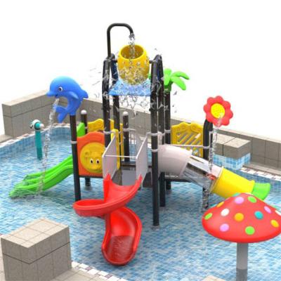 China ABS Children Park Aqua Play Kids Water Park Children Water Park Playground Play Equipment Fiberglass Water Slide for sale