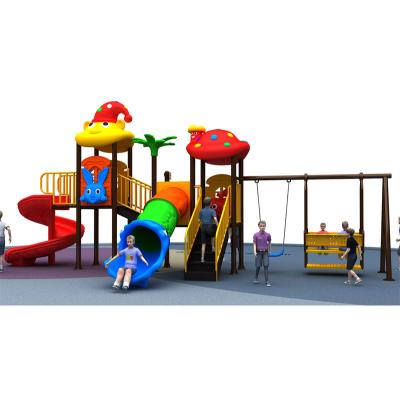 China Wooden Hot Sale Children Amusement Outdoor Park playground Equipment Plastic Slide for House School for sale