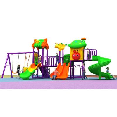 China Wooden Cheap Children Outdoor Playground Baby New Design Multifunctional Toys Kids Colorful Plastic Swing Slide for sale