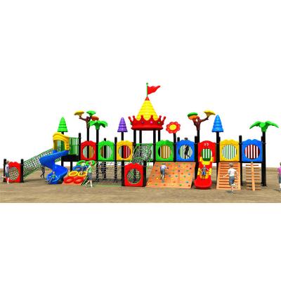 China Wooden New Popular Plastic Slide Children Outdoor Playground Equipment for Amusement Park for sale