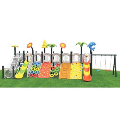 China Wooden LLDPE Material Children Plastic Outdoor Playground Kids Climbing Training Playground Outdoor for sale