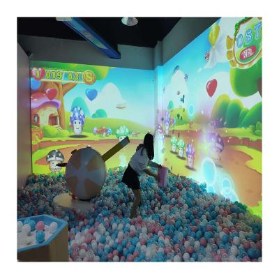 China Indoor Children Wall Games Kids Amusement Projection Interactive Ball Hitting Projector For Shopping Mall Customized for sale