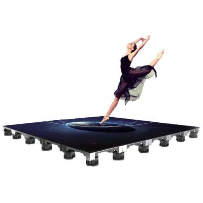 China Indoor IP65 Full Color Interactive Programable P4.91 DJ Booth Bar Dance LED Floor Display Screen for sale