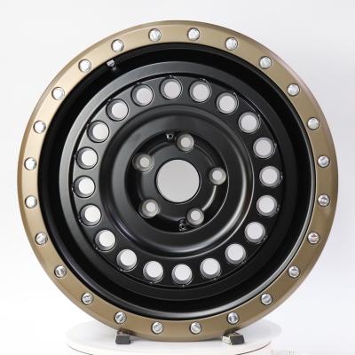 China Aros 17 Inch 17x8 Aluminum Concave Beadlock 4x4 Offroad Rims PCD Rims Aros 17 Fit In Size For Auto Motifs Cars for sale