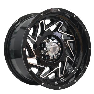 China Inch 15x8.0 Aluminum With 6x139.7 PCD Rims And Good Quality Deep Concave Tire Lip Off Road 4x4 Wheels for sale