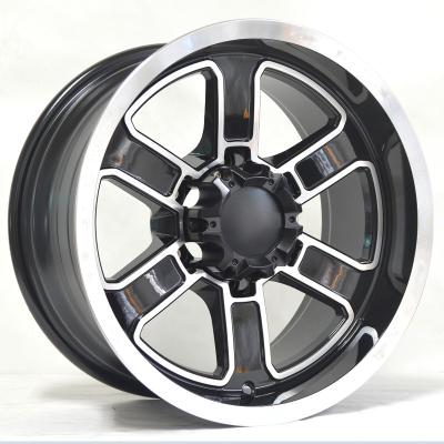 China Deep Lip 15 16 Inch Aluminum Wheels 6x114.3-139.7 PCD Mount Rims 4x4 Off Road -10 Style ET 0 Fits For SUV for sale