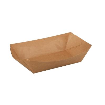 China Waterproof Boat Shape Snacks French Fries Chicken Salad Containers For Party Food Store for sale