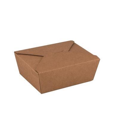 China Eco - Friendly Biodegradable Printed Paper Fast Food Disposable Packaging Take Out Box for sale