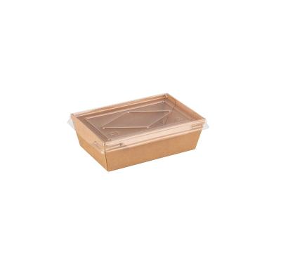 China Waterproof And Greaseproof Disposable Food Microwave Fuel Oil Paper Food Tray With Lid for sale