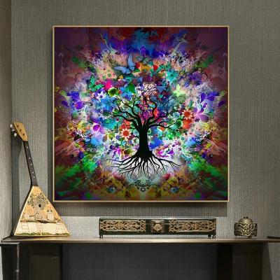 China Modern Tree of Life by Gustav Klimt Scandinavian Landscape Wall Art Picture Living Room Decor Painting Canvas Printing Abstract Art for sale