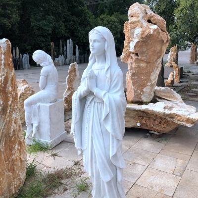 China Marble Sculpture Modern Decorative Stone Outdoor Statue For Sale for sale