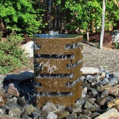 China Modern decorativas water cascades water fountain for sale