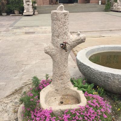 China Garden Stone Hand Carved Bowl Stone Fountain Automatic Pet Fountain for sale