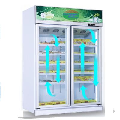 China 2020 Best Price Single-temperature Ice Cream Vertical Freezer Display Freezer Display For Ice Cream Shop Display Deep Freezer for sale