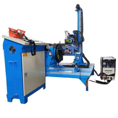 China Industrial Compact Flange Welding Equipment 5kW PLC Control Hydraulic Clamping Method for sale