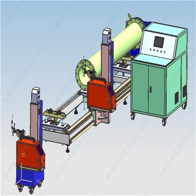 China Elektrische machine voor het lassen van flens met meerdere assen voor buis tot buis / buis tot flens Te koop