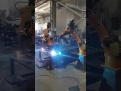 Precision Robot Laser Welding Machine DN50 - DN1000 Robotic Tig Welder