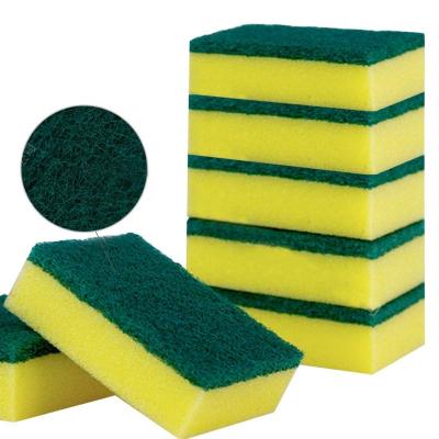 China Best Price Dish Pan Pot Washing Scrub Sponge Kitchen Durable Thick Scrubber Pad Cleaning Scouring Sponge Pads Scrubber Sponges for sale