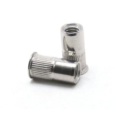 China High quality white heavy industry stainless steel m8 rivet knurled nut for sale