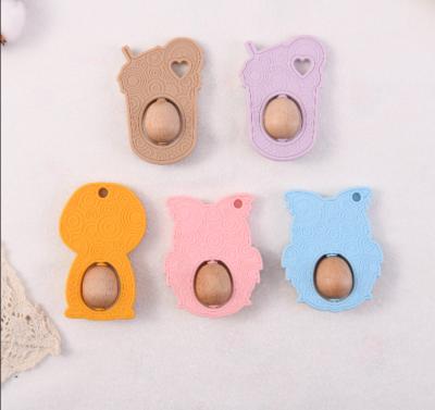 China 100% Eco-friendly New Design Cartoon Shape Silicone Baby Chewable Teethers China Manufacturers for sale