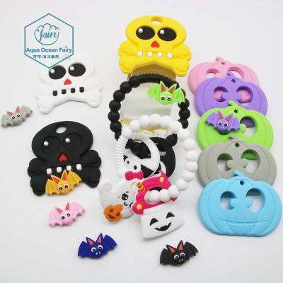 China 100% Eco-friendly Hot Sale Silicone Baby Products Teething Teether Toys For Halloween Gift for sale