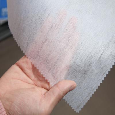 China Nonwoven Interlining 100% Polyester Gum Water Soluble 1035HF Stay, Embroidery Backing Interlining for sale