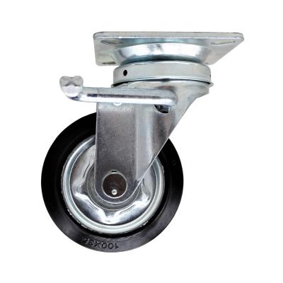 China swivel & Rigid SS Japanese Casters Rubber Caster Wheel Japan Style for sale