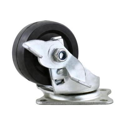 China PIVOT SS 2.5 Inch Hard Rubber Swivel Caster Wheel For Lab Equipments And Freezer 63mm for sale