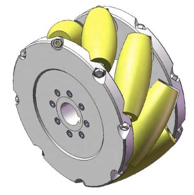 China All Steering SS 800 Kg Mecanum 8 Inch Wheel Robot for sale