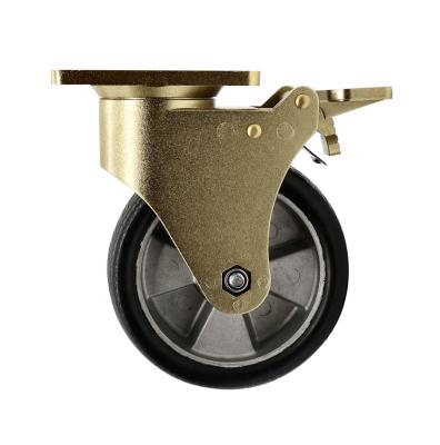 China PIVOT SS Medical Hospital Caster Wheel With Brake Non Magnetic MRI for sale