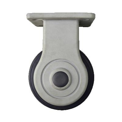 China SS Rigid Medical Caster Wheels For Hospital Beds Furniture 75 100 125 Mm for sale