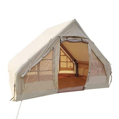 China 2023 Camouflage/Field New TPU High Quality Thickened Camping Inflatable Tent Game Rain Cotton Oxford Cloth Inflatable Tent for sale