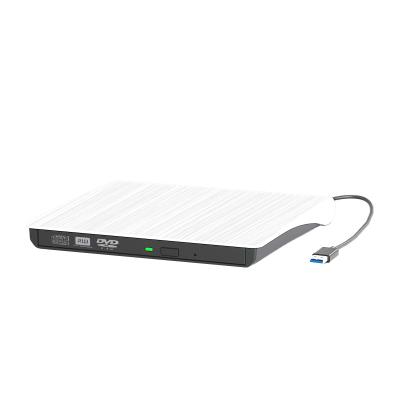 China External Brushed style USB external optical drive DVD RW burner laptop CD drive for sale