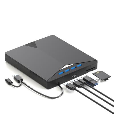 China External USB 3.0 external mobile optical drive DVD RW seven in one multifunctional multi interface reading and recording machine for sale