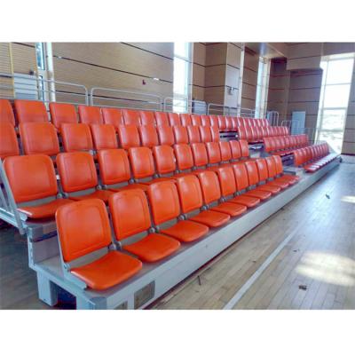 China Stadium Indoor Sports Entertainment Event Bleacher Gymnasium Bleachers Electric Control Telescopic Folding Chair for sale