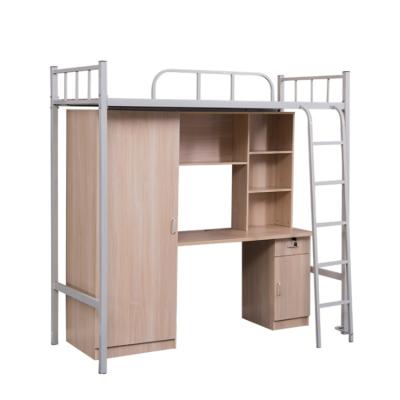 China Modern Bunk Bed Upper Bed Student Dormitory School Office Cabinet Combination Lower Bed for sale