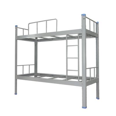 China Factory Direct Sale Modern Attic Apartment School Kids Student Dorm Metal Bunk Double Beds For School for sale