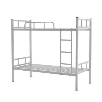 China Adjustable (Height) Upper And Lower Iron Bed Adult 1.2m Double Layer Iron Frame Bed Student Dormitory for sale