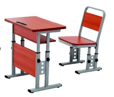 China Eco - Friendly Primary And Secondary School High End Desks And Chairs , Lifting Desks And Chairs India Market for sale