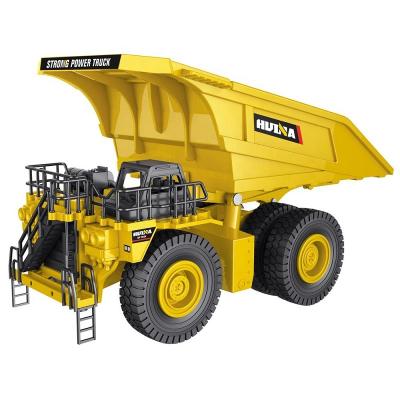 China High Quality RC Model Amiqi Huina 1:40 1:40 Diecast Alloy Toy Metal Dump Truck Stastic Toy for sale