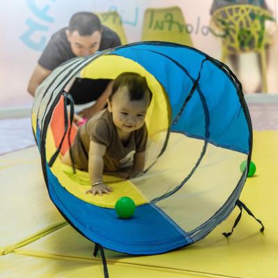 China Oxford Cloth Children Sport Traning Toys Clawing Tunnel For Kids Baby Kid Pop Tunnel Play Tunnel Indoor Indoor Tent for sale