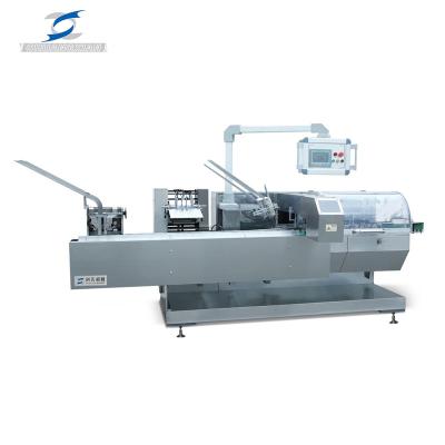 China Food Pharmacy Horizontal Automatic Carton Box Packing Machine for sale