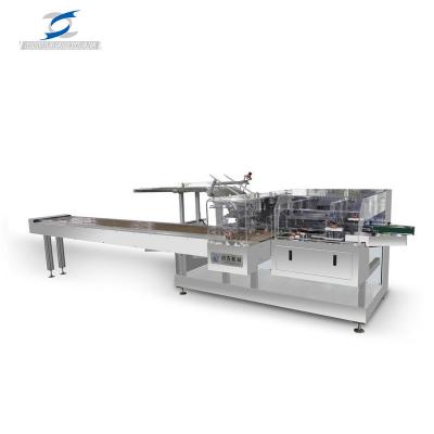 China Online Food Shopping Websites Cling Film / Long Lamp Aluminum Foil Cartoning Machine for sale