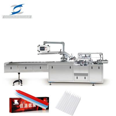 China Automatic Food Candle Box Sealing Cartoning Machine for sale