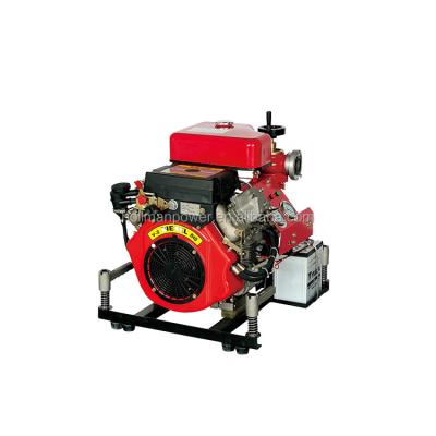 China Twin Cylinder Gasoline Honda Fire Pump 4 Stroke22hp 25hp Honda Emergency Fire Fighting Portable Engine Rescue Pump For Sale for sale