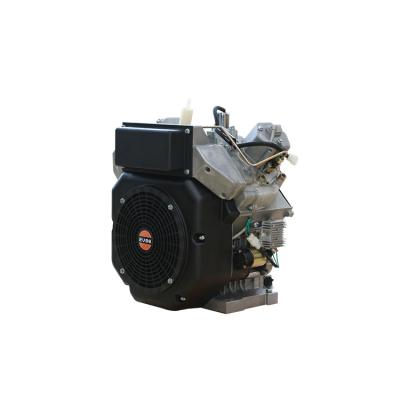 China China Factory Supply Original V Diesel Engine 22hp 25P 27HP Air Cooled Twin Air Cooled Diesel Engine for sale